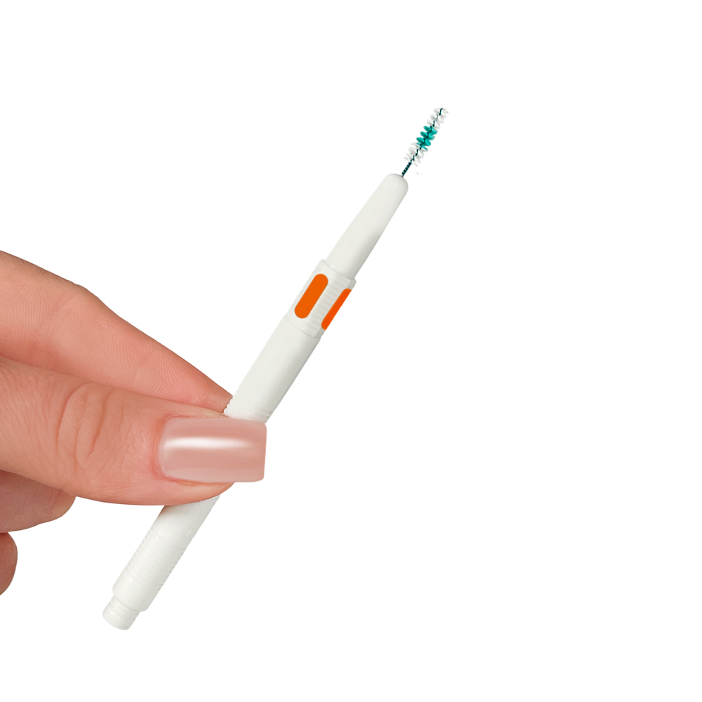 Ершики межзубные двусторонние TWINS размер SMALL CYLINRICAL ТМ Staino цилиндрические, 0,4 мм,  36 шт. в упак.