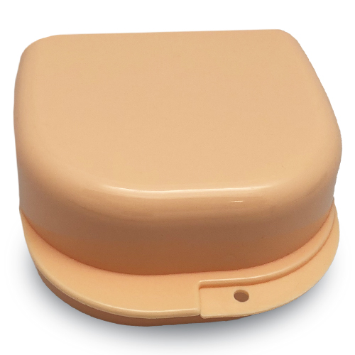 Plastic Box - Бокс пластиковый 78*83*45 (персиковый)