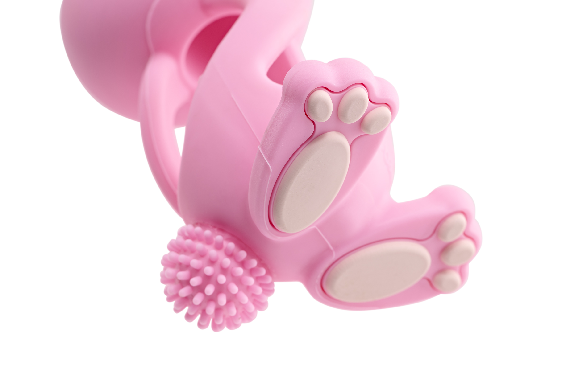 Brush Baby- Прорезыватели для ухода за полостью рта для детей до 3-х лет ( цвет Роза)