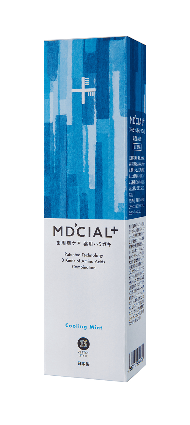 Японская зубная паста со фтором т.м. MD`CIAL+, вкус охлаждающая мята, 100 гр.