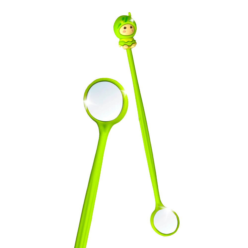 Зеркало для осмотра полости рта, т.м. "Clean- baby", зеленое