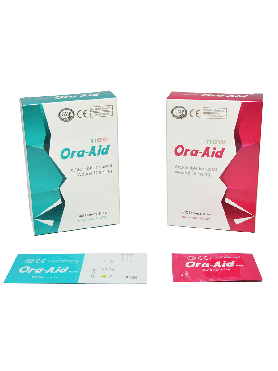 Заживляющий пластырь для слизистой рта ORA-AID (50*15 мм), 20 шт/ упак.