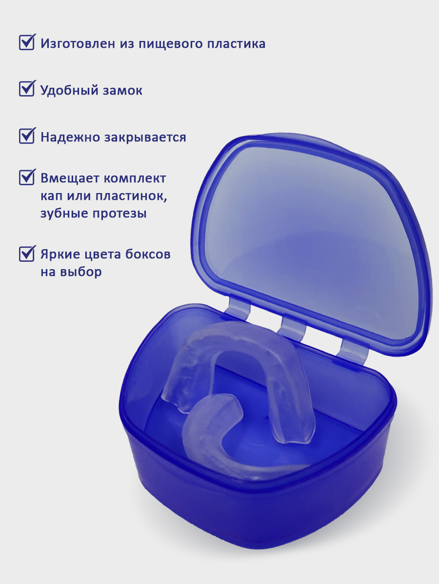 Plastic Box – Бокс пластиковый, 95*74*39 мм (темно-синий)