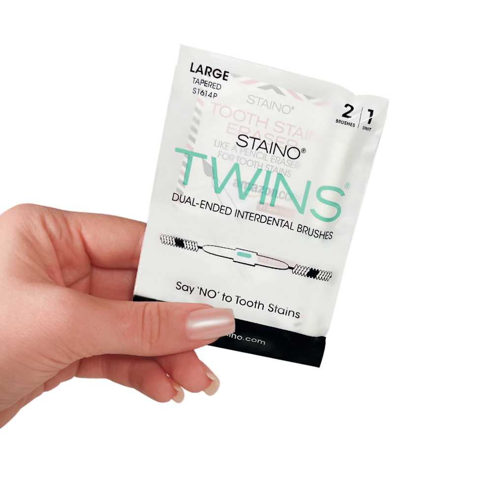 Ершики межзубные двусторонние TWINS размер LARGE TAPERED ТМ Staino конические , 0,6 мм,  36шт. в упак.