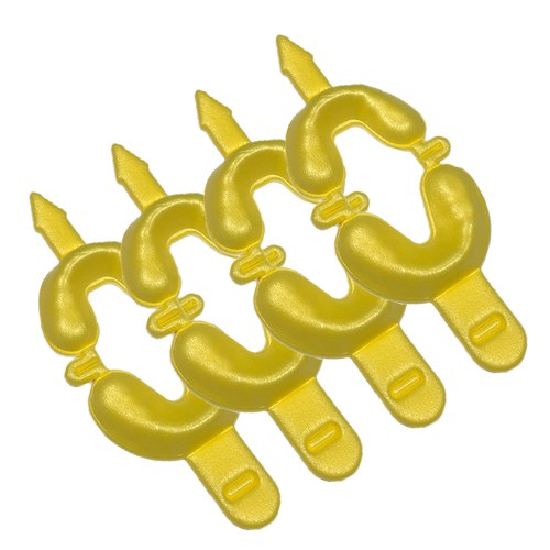 КАПЫ АППЛИКАЦИОННЫЕ двусторонние д/профилактических гелей и пен S (желтые) 10 пар/уп