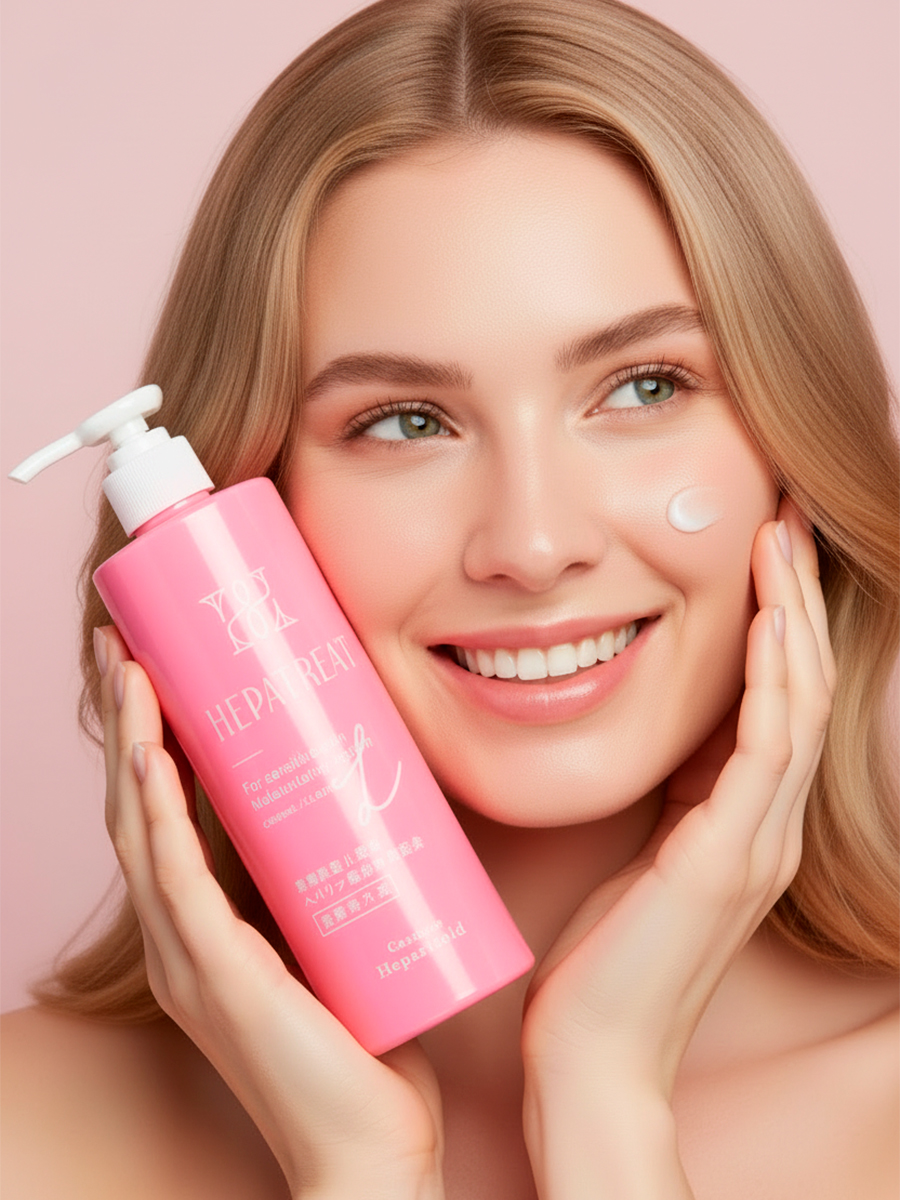 Hepatreat Skin Lotion — косметический лосьон для кожи, ТМ ZETTOC.  Для лица и тела для чувствительной кожи, 380 мл