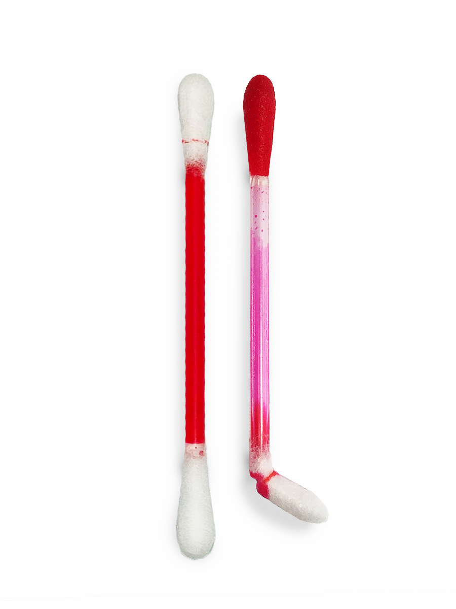 Индикатор зубного налета и кариеса в палочках для детей и взрослых  т.м. " Clean Baby",  20 шт/ упак.