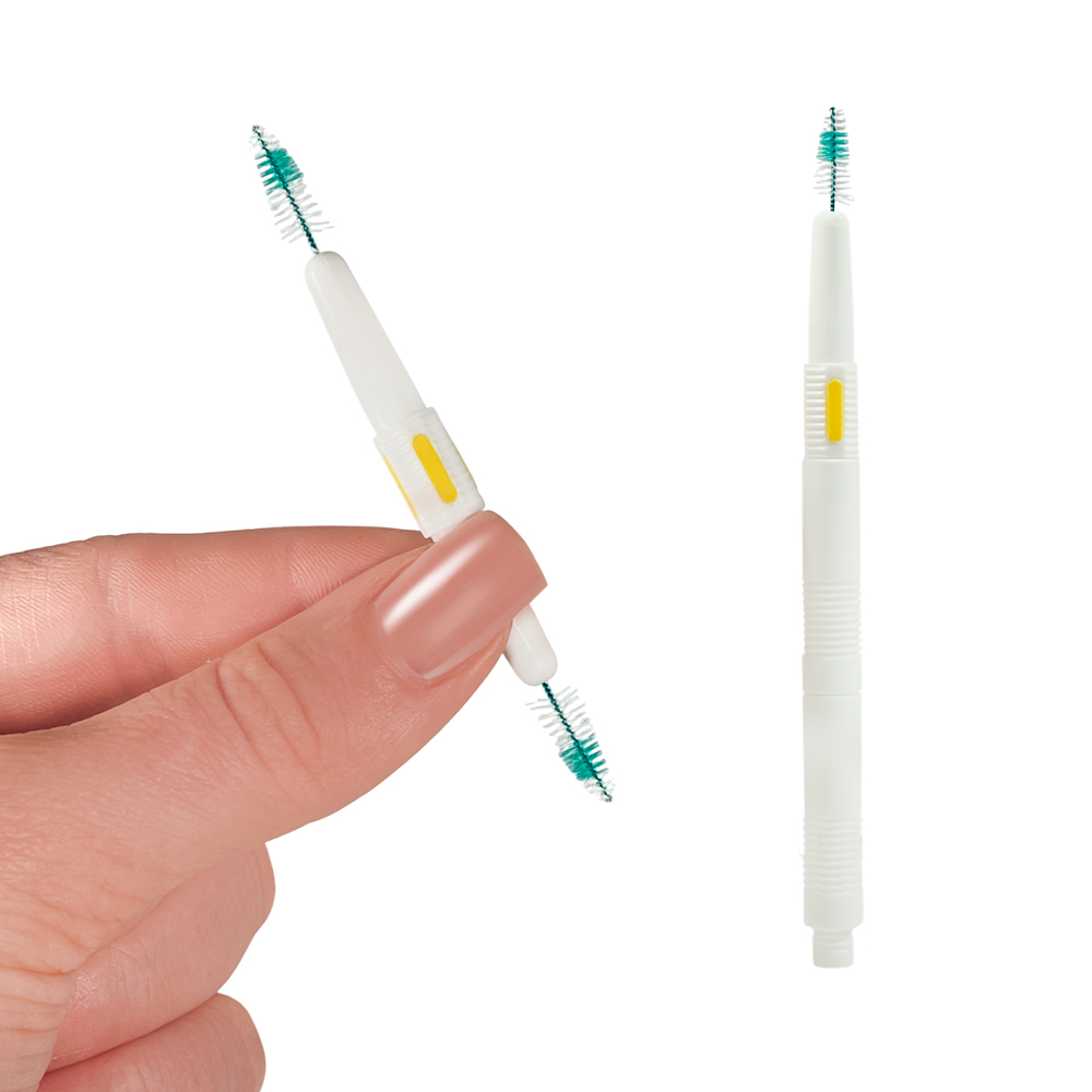 Ершики межзубные двусторонние TWINS  размер MEDIUM TAPERED ТМ Staino конические, 0,4 мм, 36шт. в упак.