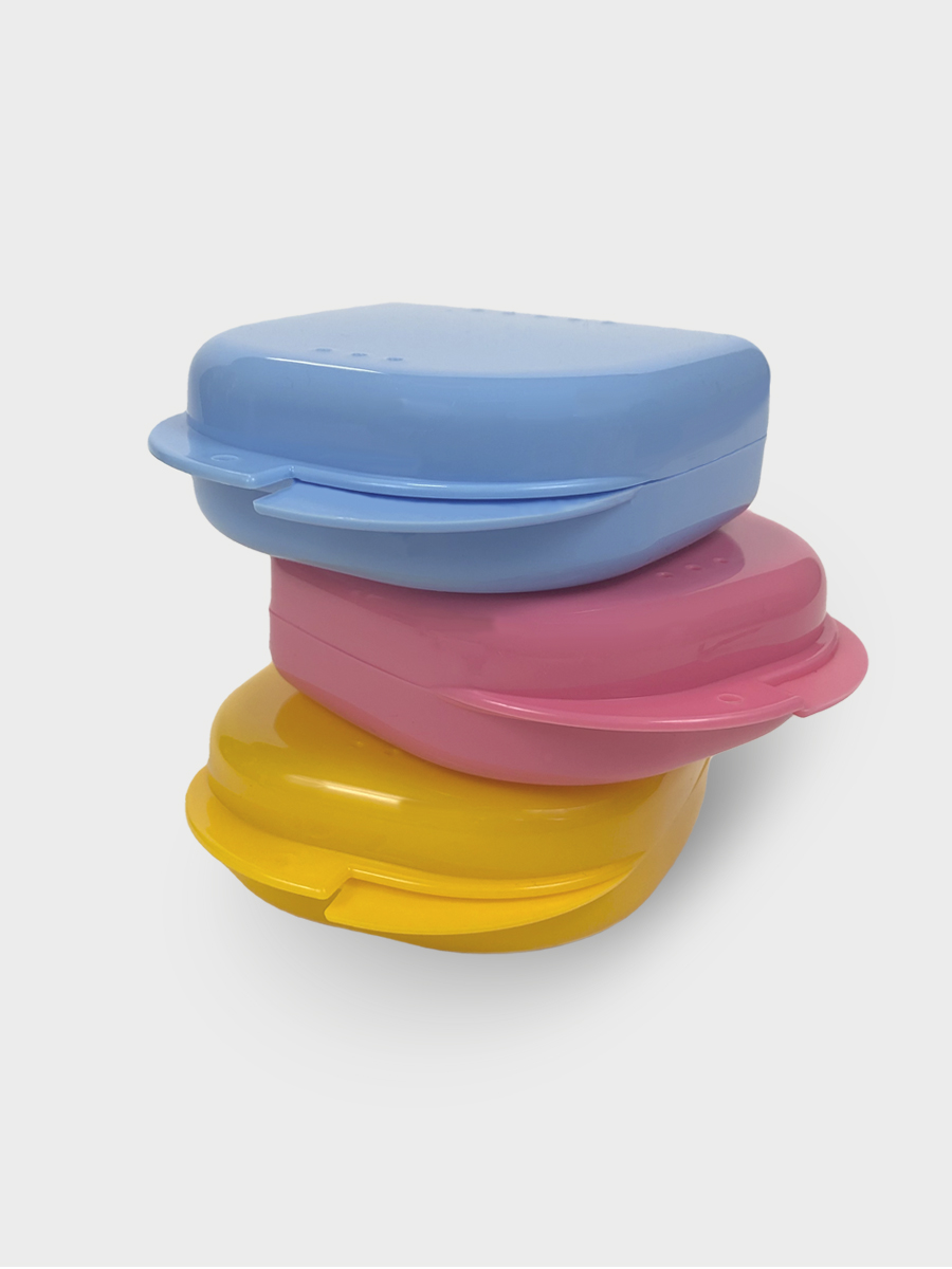 Plastic Box – Бокс пластиковый, 82*85*29 мм (желтый)