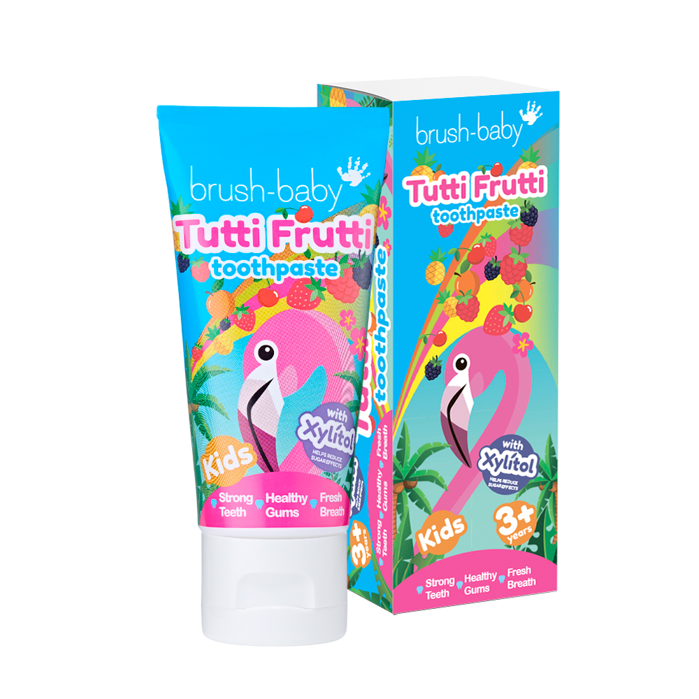 Brush-Baby TuttiFrutti зубная паста детская, 3-6 лет, 50 мл, мультифрукт