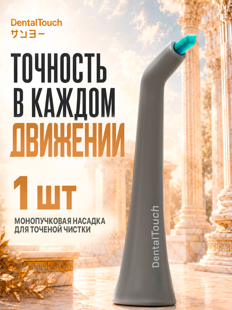 Электрическая зубная щетка ТМ “DentalTouch”, серая