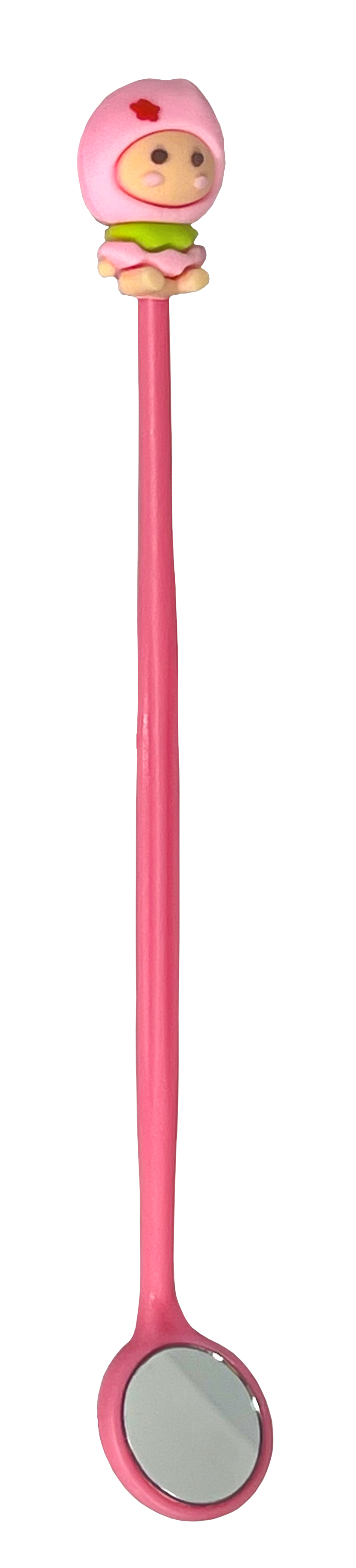 Зеркало для осмотра полости рта, т.м. "Clean- baby", розовое