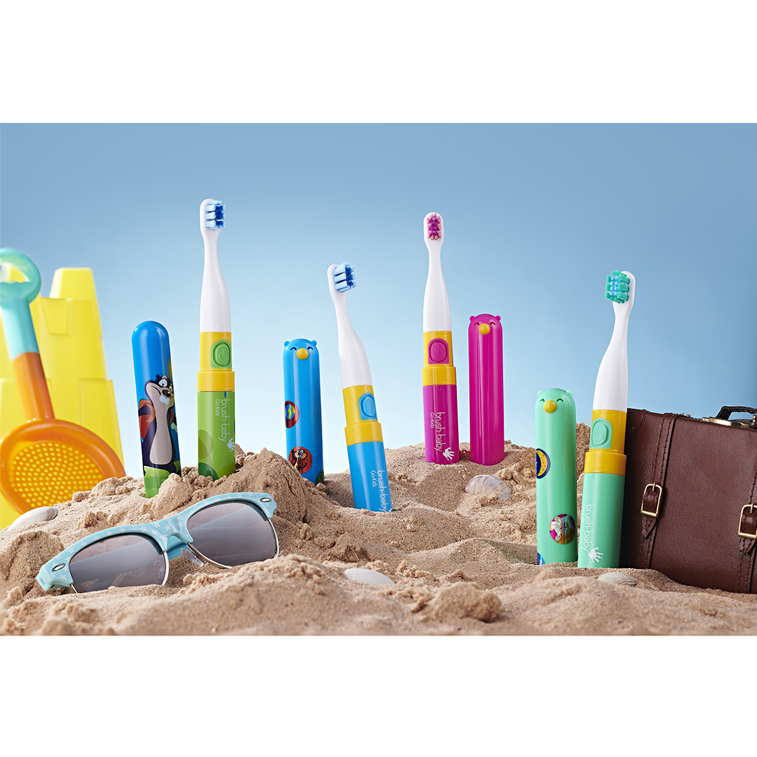 Brush-Baby Go-Kidz Mikey детская электрическая зубная щетка, от 3 лет