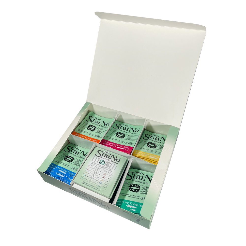 Сменные межзубные ершики ТМ Staino 100*2шт. в упак. (5 размеров в ассортименте)