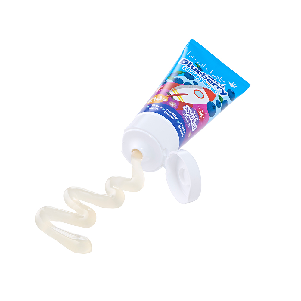 Brush Baby - Паста зубная детская (от 3х лет) 50 мл (черника) Blueberries Toothpaste