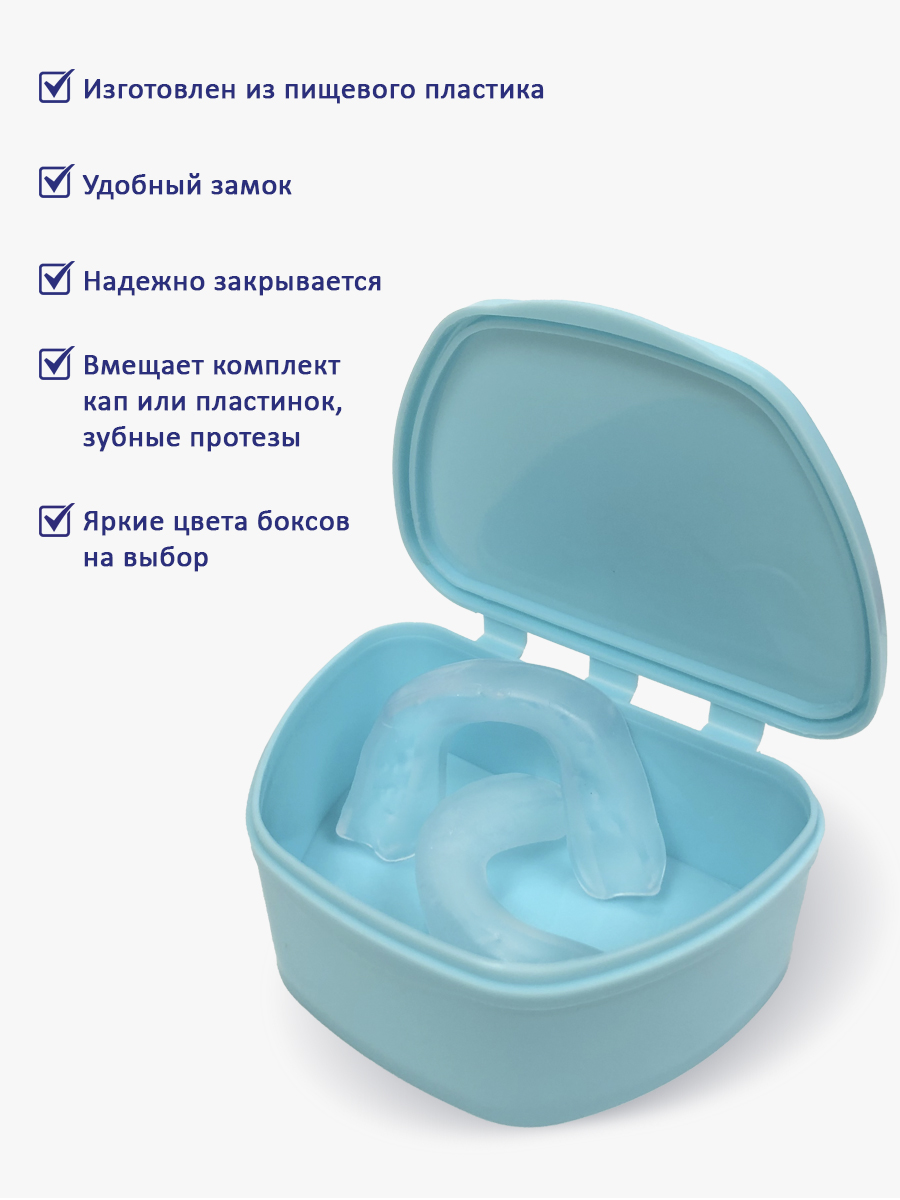 Plastic Box – Бокс пластиковый, 95*74*39 мм (бирюза)
