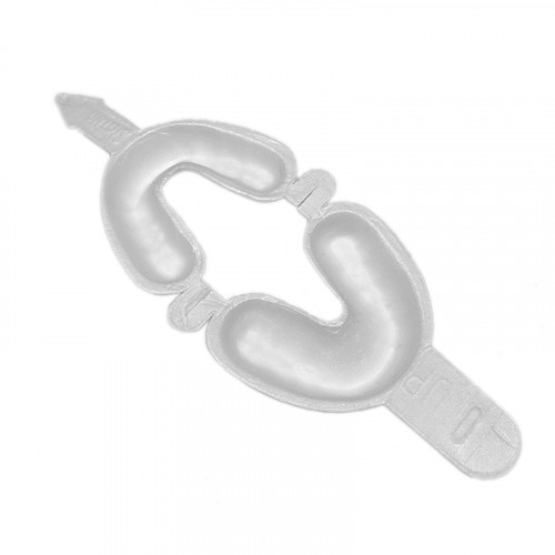 КАПЫ АППЛИКАЦИОННЫЕ двусторонние д/профилактических гелей и пен XS (белые) 50 пар/уп