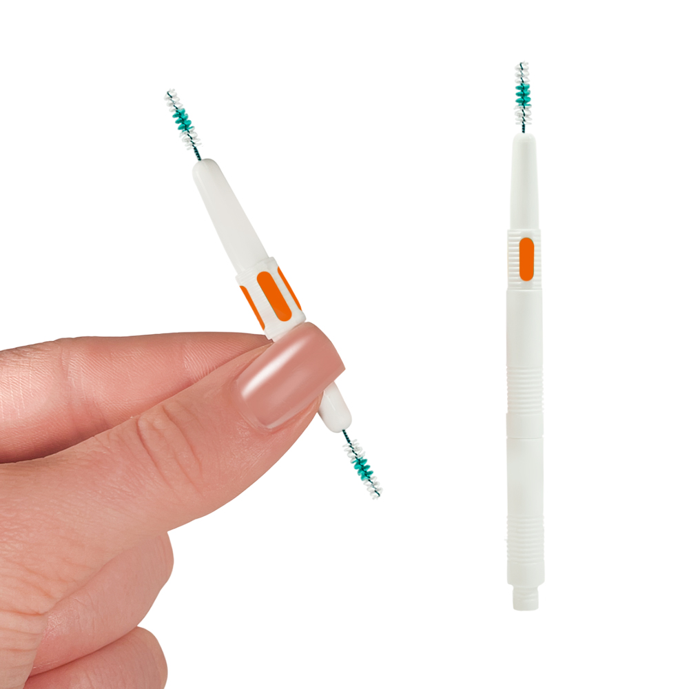 Ершики межзубные двусторонние TWINS размер SMALL CYLINRICAL ТМ Staino цилиндрические, 0,4 мм,  36 шт. в упак.