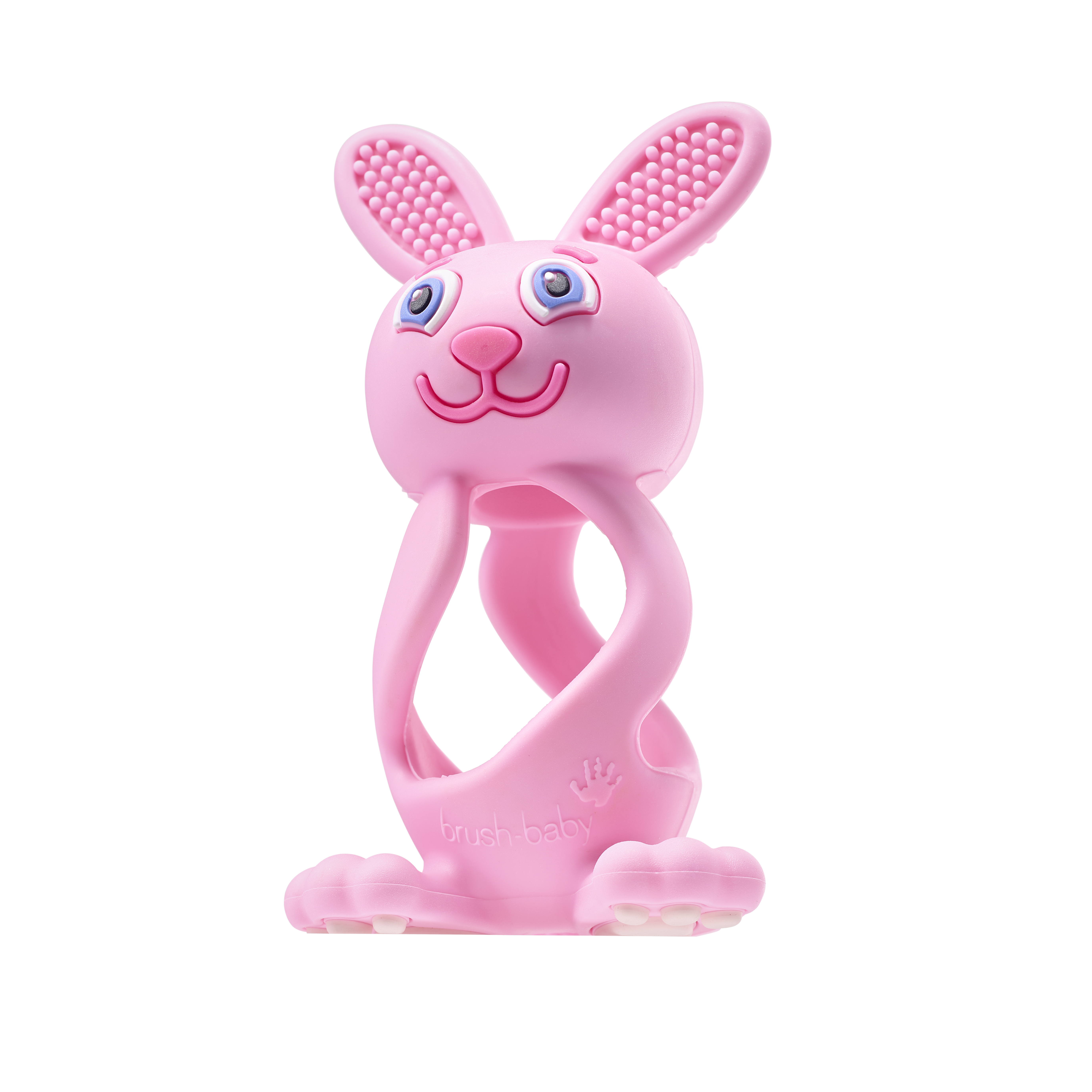 Brush Baby- Прорезыватели для ухода за полостью рта для детей до 3-х лет ( цвет Роза)