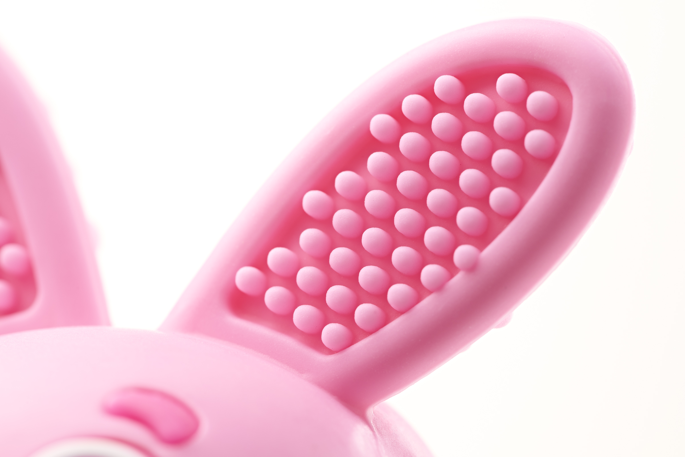 Brush Baby- Прорезыватели для ухода за полостью рта для детей до 3-х лет ( цвет Роза)