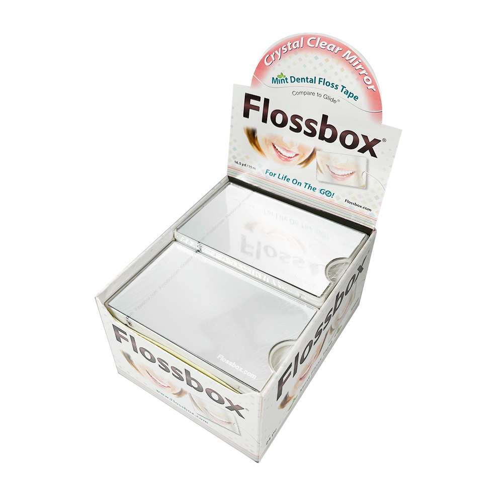 Зубная нить с зеркалом ТМ Staino, 15м. (24 шт. в упак.)