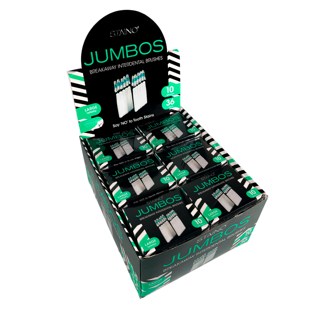 Набор ершиков 10 шт. JUMBOS ТМ Staino конические, 0,6 мм, 36*10шт. в упак.